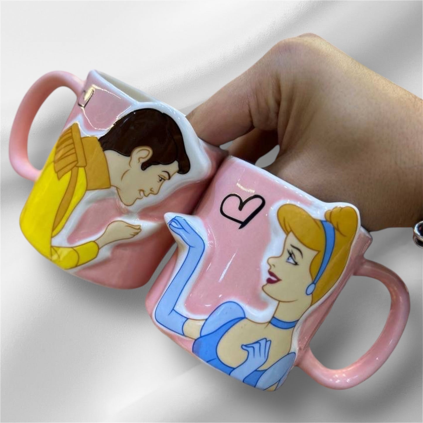 Cindrella couple mugs