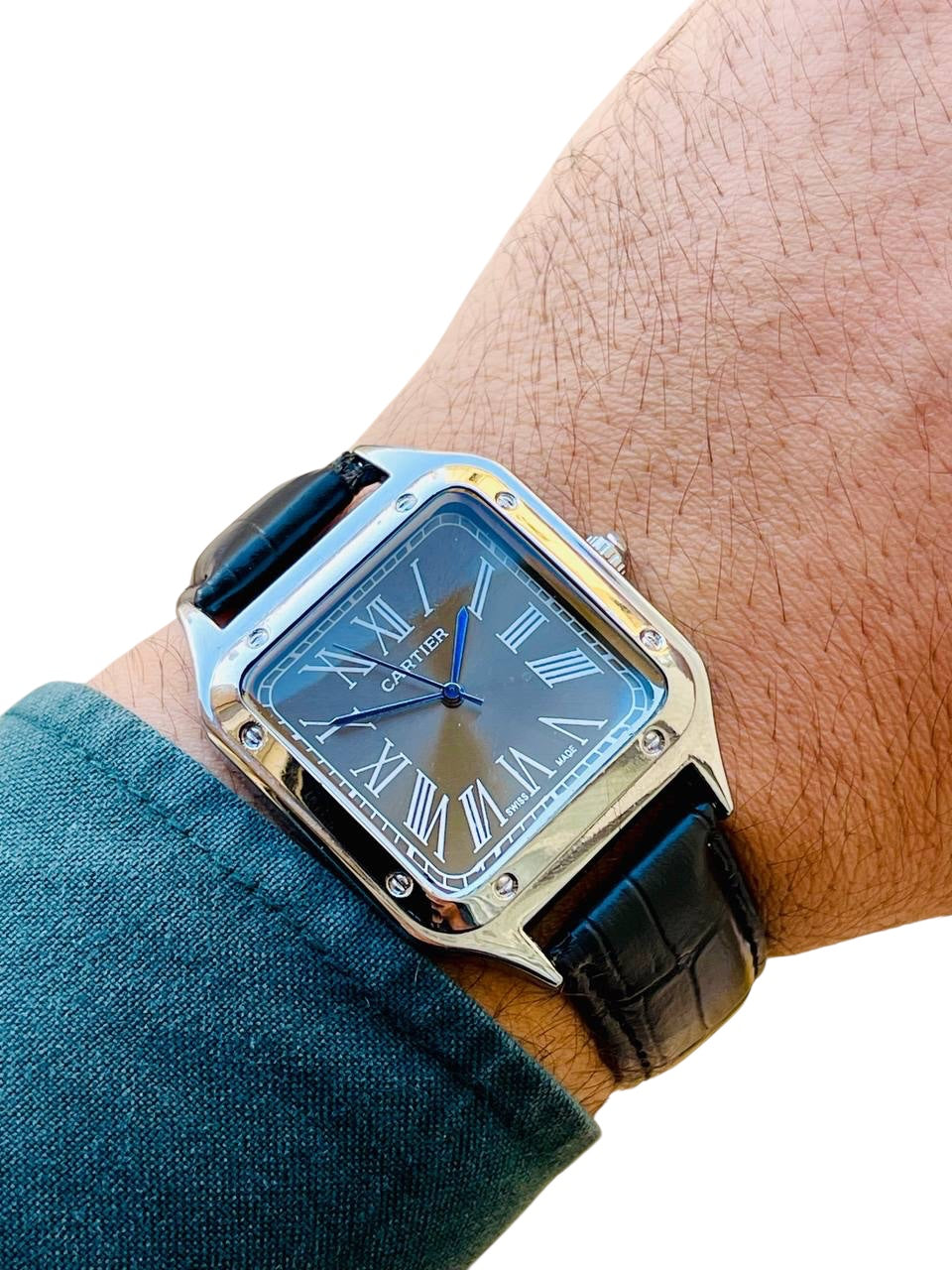Black Cartier Watch