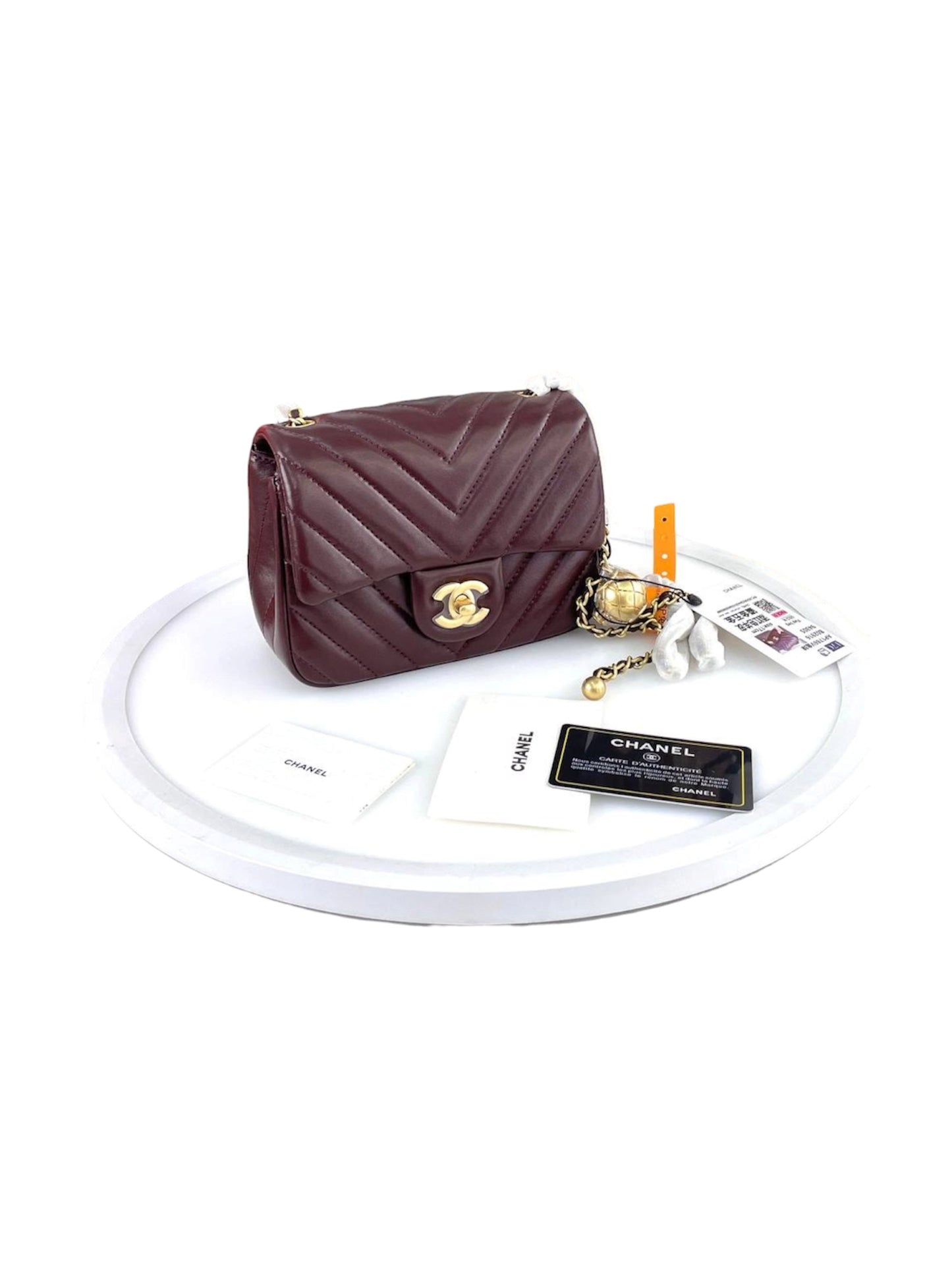 Chanel burgundy bag