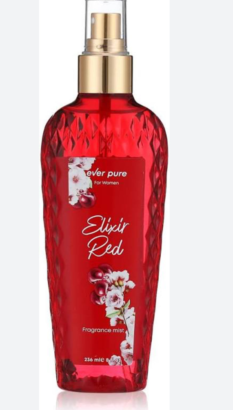 Ever Pure Fragrance Mist For Women Elixir Red 236 Ml