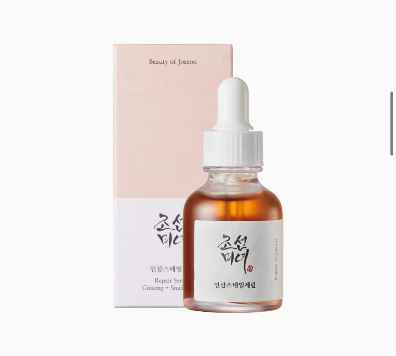 Beauty of Joseon Schönheit von Joseon | Reparaturserum: Ginseng + Schneckenschleim | 30ml (1 Flüssigunze) | Koreanische Hautpflege | Für alle Hauttypen. 1er Pack