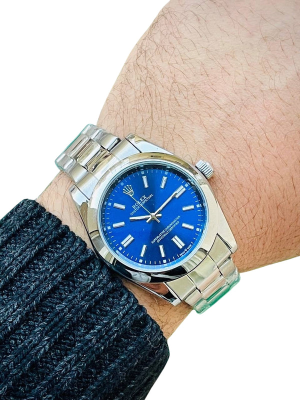 BLUE RO.LEX WATCH