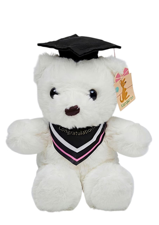 White graduation Teddy