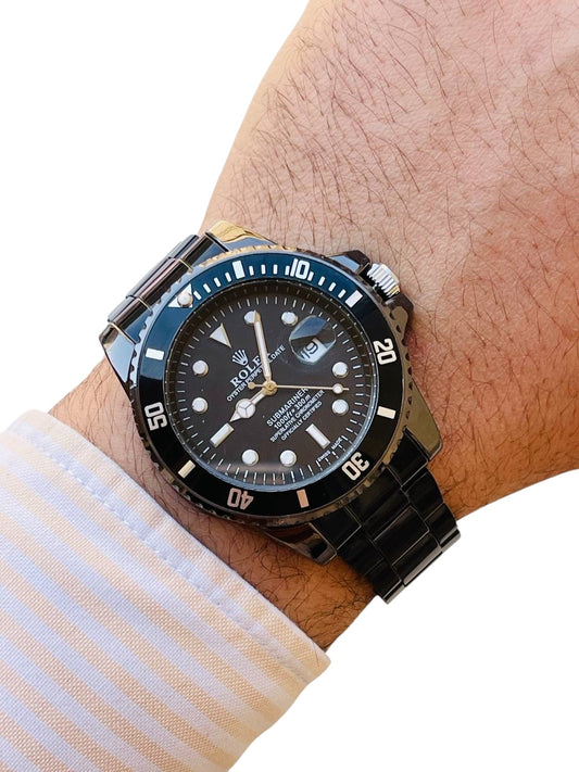 Black Ro.lex Watch