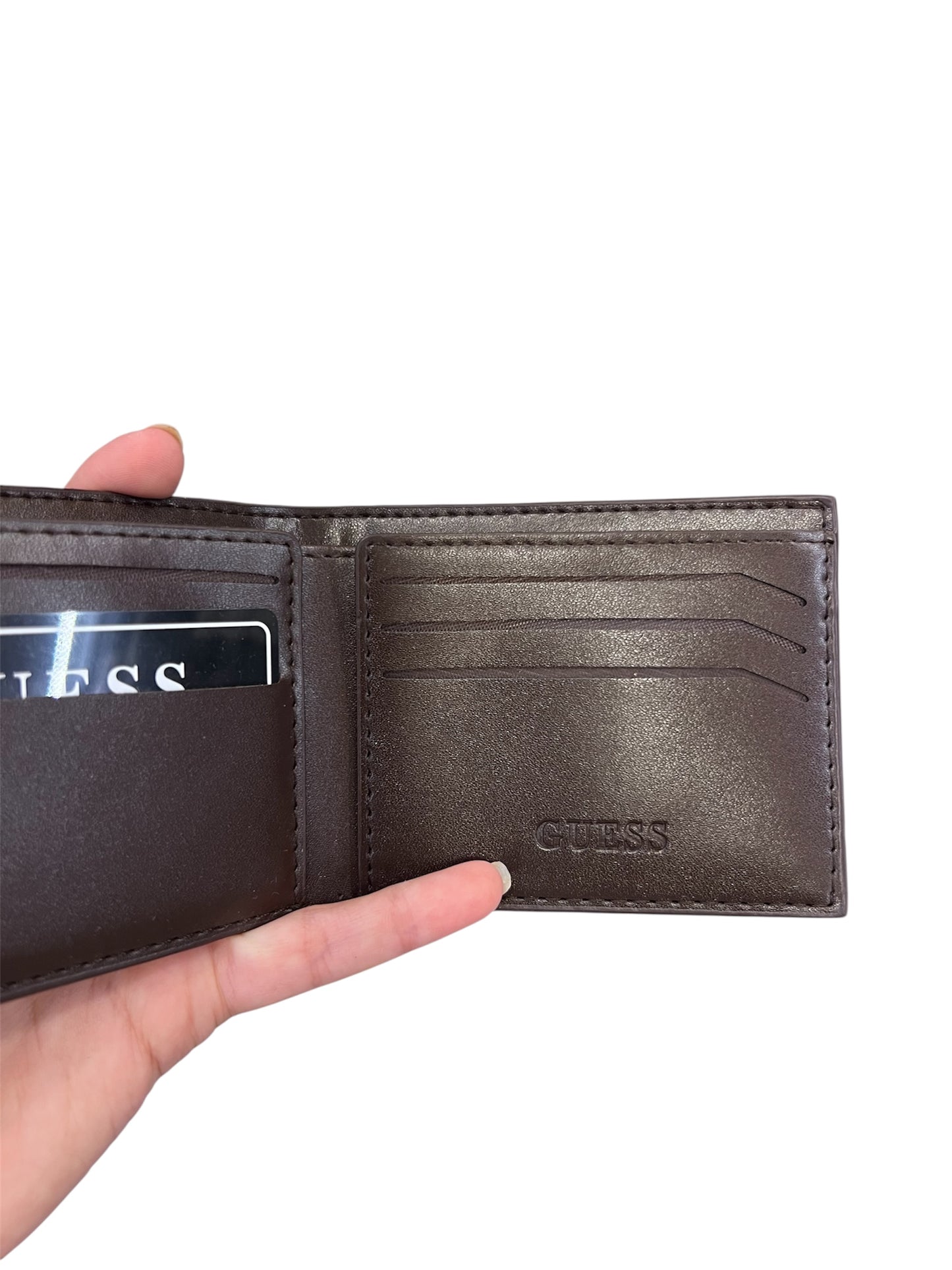 Guess brown wallet