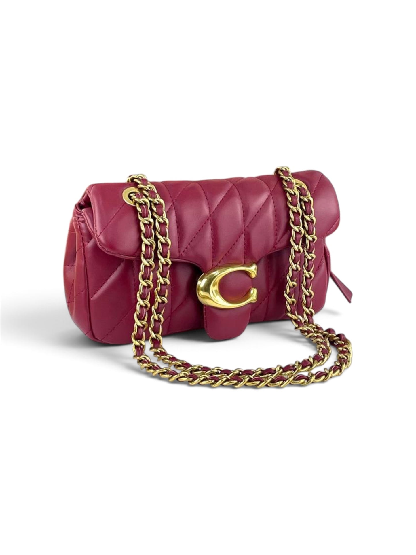 Co-ach burgundy bag