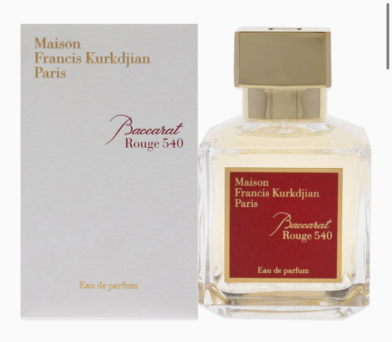 Baccarat rouge 540 by maison francis kurkdjian unisex perfume - eau de parfum, 70ml