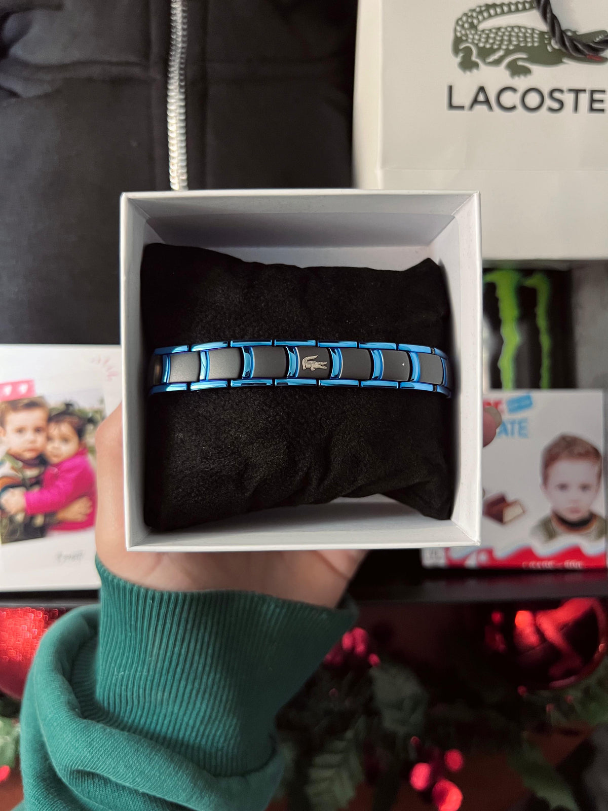 LACOSTE BRACELET “BLUE”