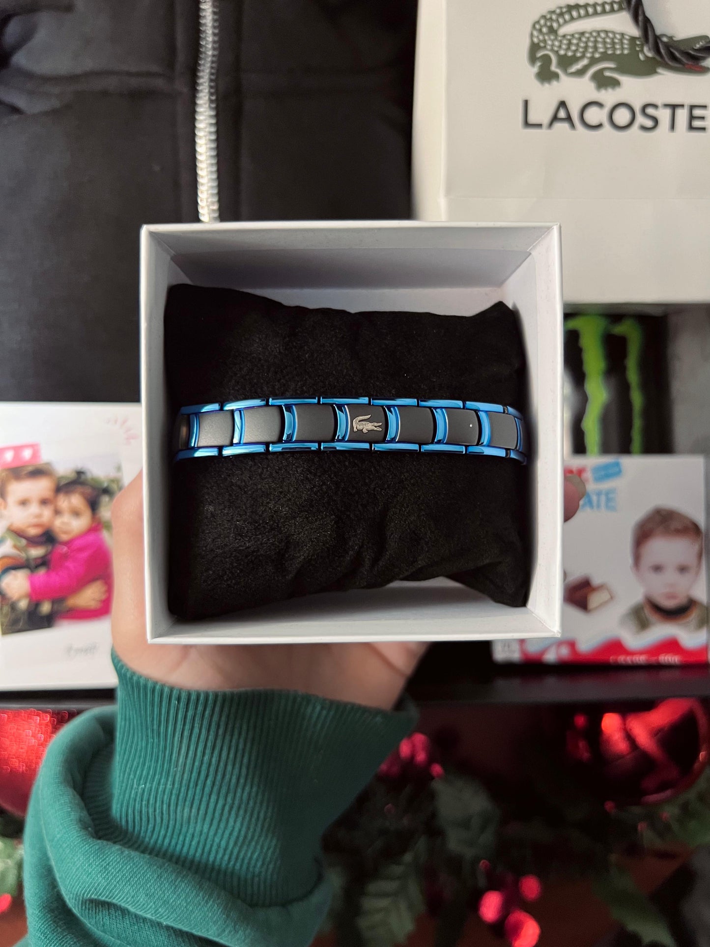 LACOSTE BRACELET “BLUE”