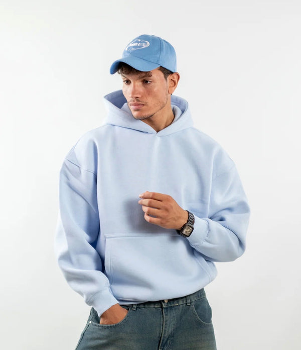 Babyblue basic hoodie