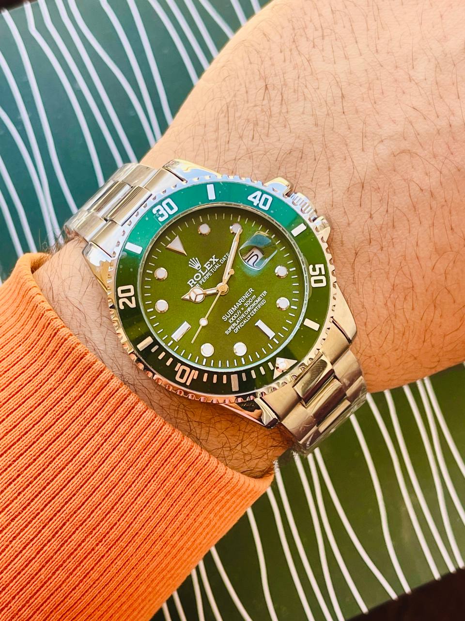 Green RO.LEX WATCH