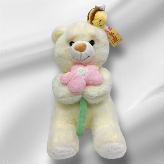 Teady bear with flower