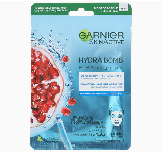 Garnier Moisturizing Hydra Bomb Tissue Mask With Pomegranate