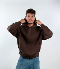 Brown basic hoodie