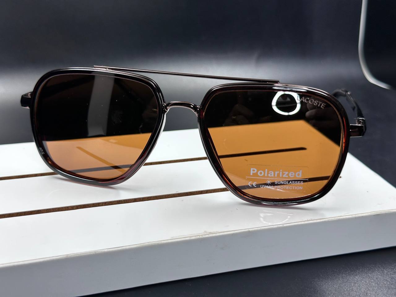 La.coste brown sunglasses
