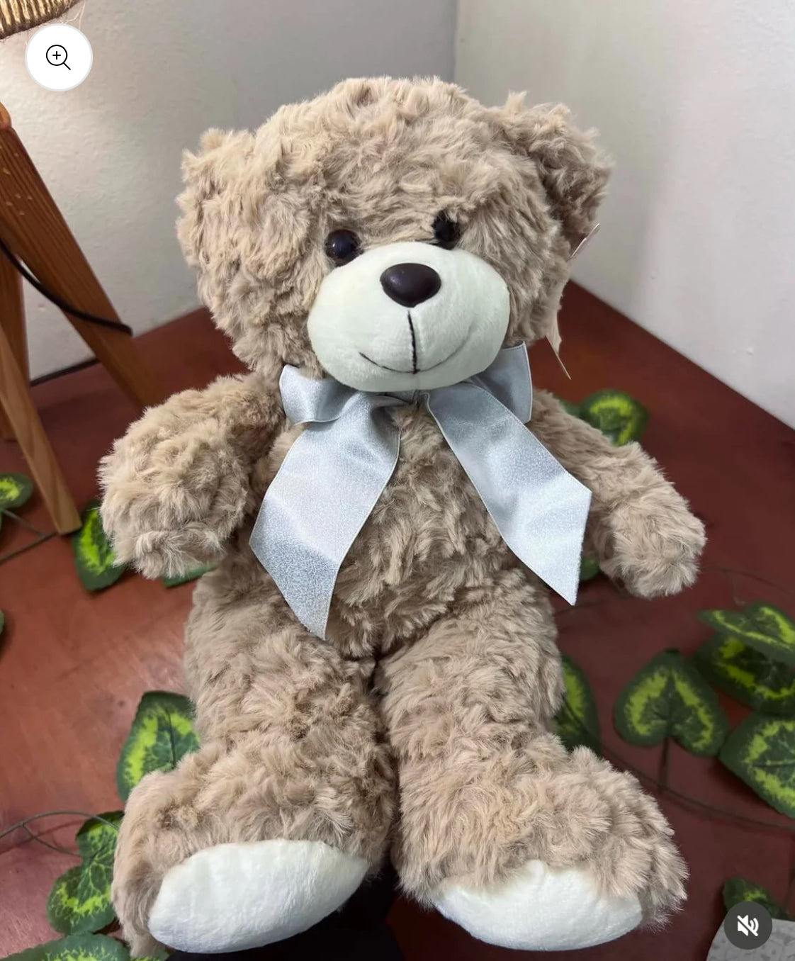 tied teddy bear