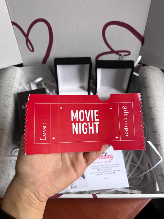 Movie night coupon