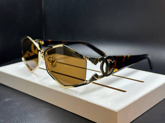 Cha-nel brown sunglasses