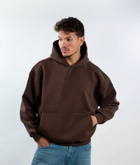 Brown basic hoodie