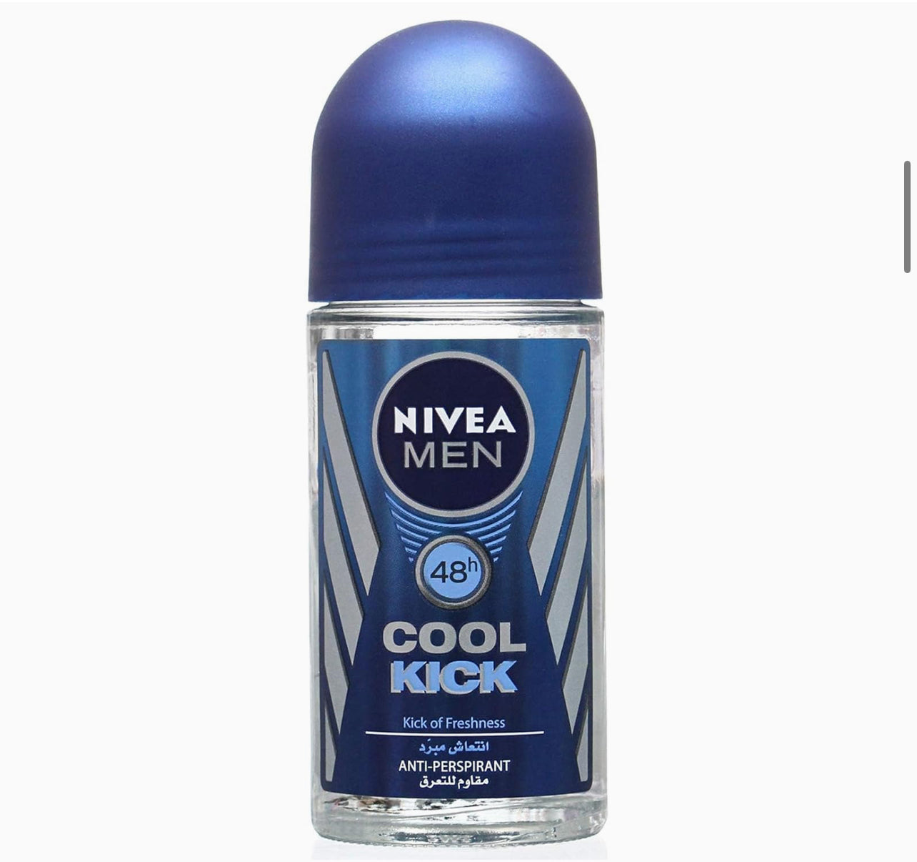 NIVEA MEN Deodorant Roll-on for Men, Cool Kick Fresh Scent, 50m