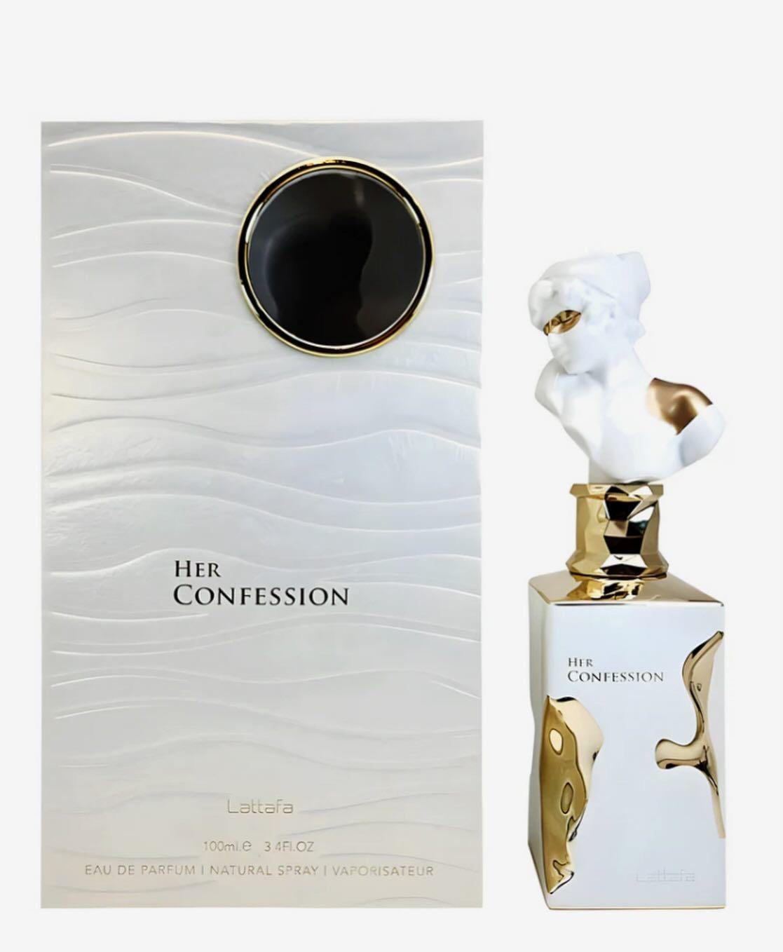 Lattafa Her Confession Eau De Parfum
3.4 0z / 100 MI Spray For Women