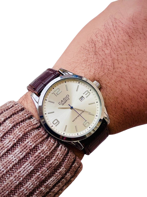 BROWN CASIO-WATCH