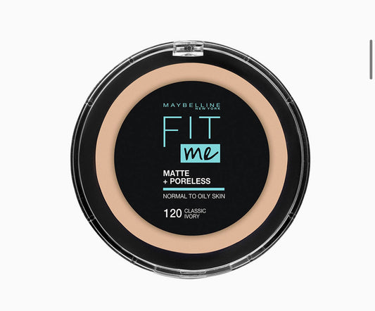 Maybelline New York Fit Me Matte and Poreless Compact Face Powder - 110, Porcelain