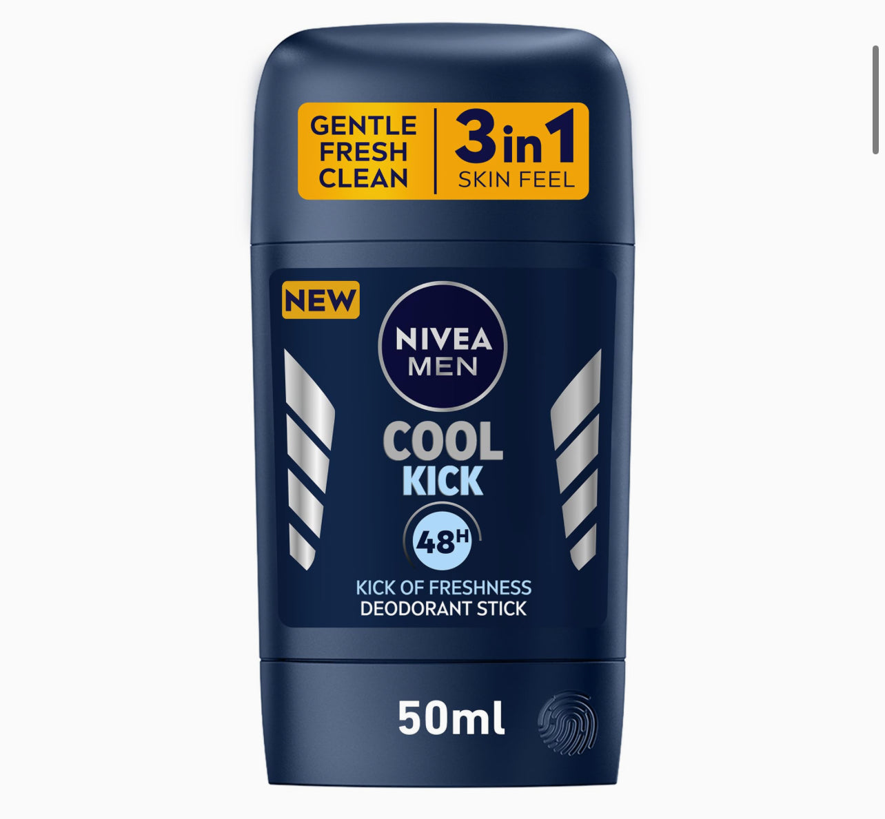 NIVEA MEN Cool Kick, Deodorant for Men, Fresh Scent, Stick 50ml