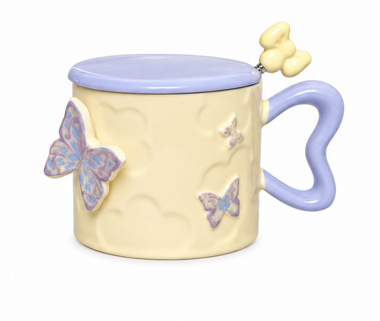 Purple Butterfly Mug