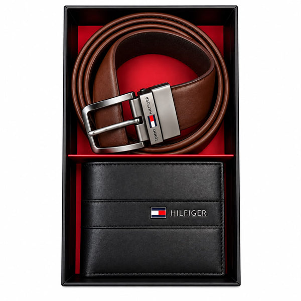 Tommy Wallet & Belt Set
