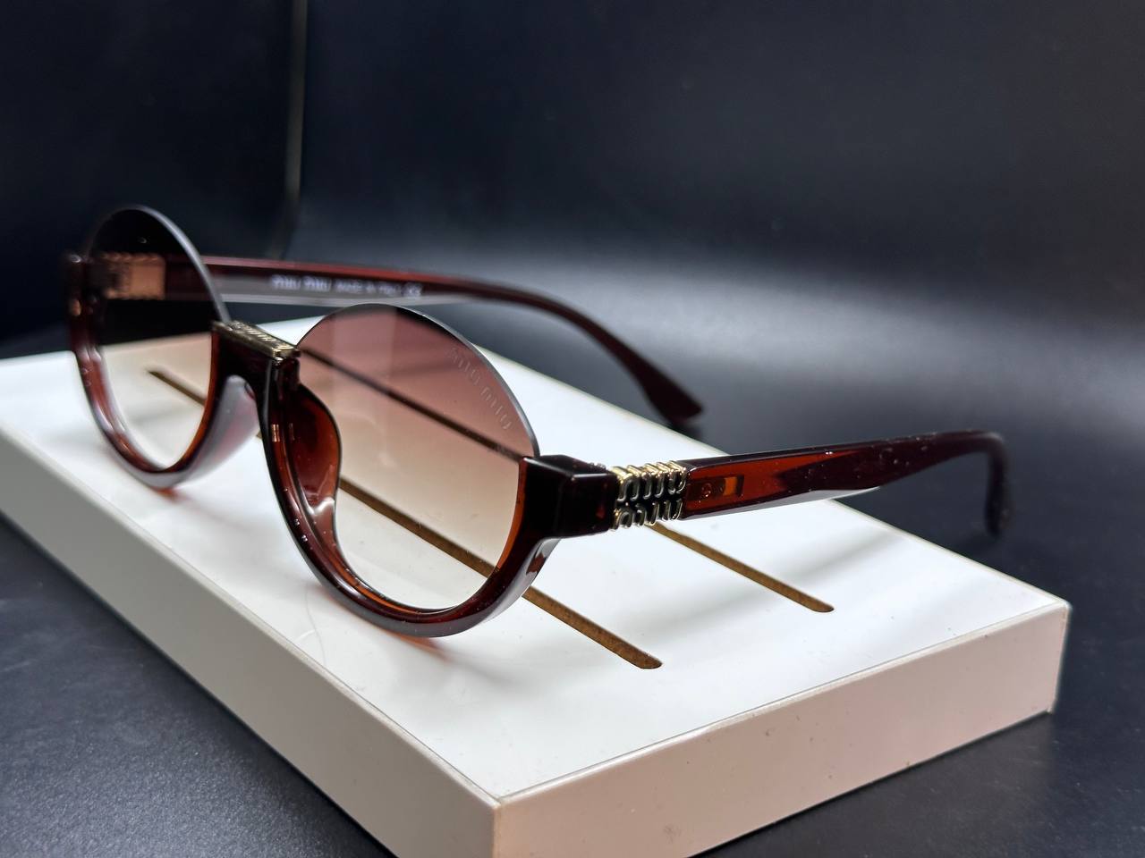 MIU-MIU brown sunglasses