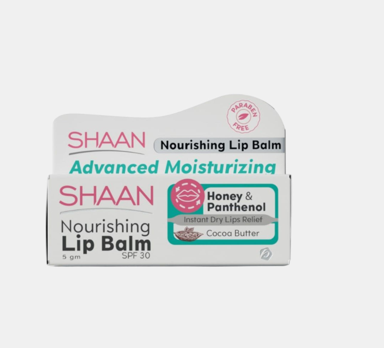 Shaan Nourishing & Moisturizing Lip Balm with Panthenol & Cocoa Butter, 5g