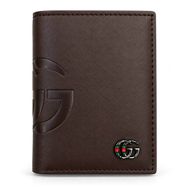 GU-CCI BROWN WALLET