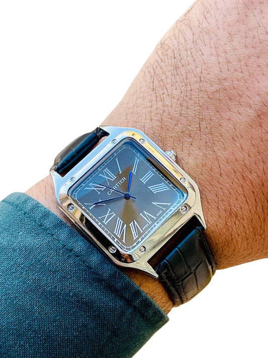 Black Cartier Watch