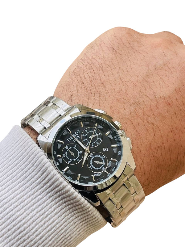 BLACK TISSOT-WATCH