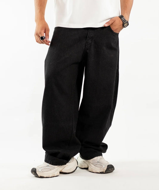 BALLOON DENIM - BLACK