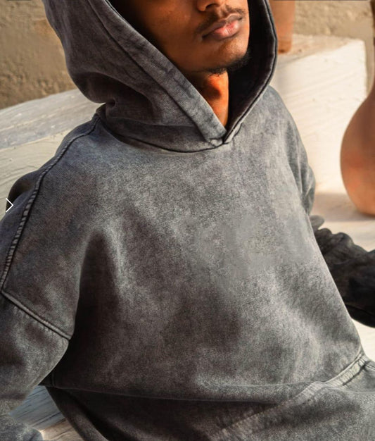 Hoodie (Washed Denim)