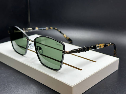 Cart-ier green sunglasses