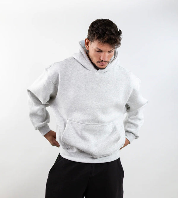 Light Grey basic hoodie