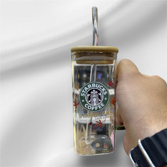 Starbucks glasses bottle