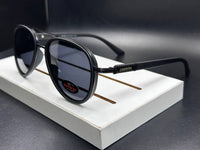 Carr-era black sunglasses