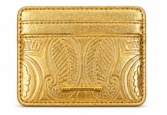 Okhtein Card Holder – Gold