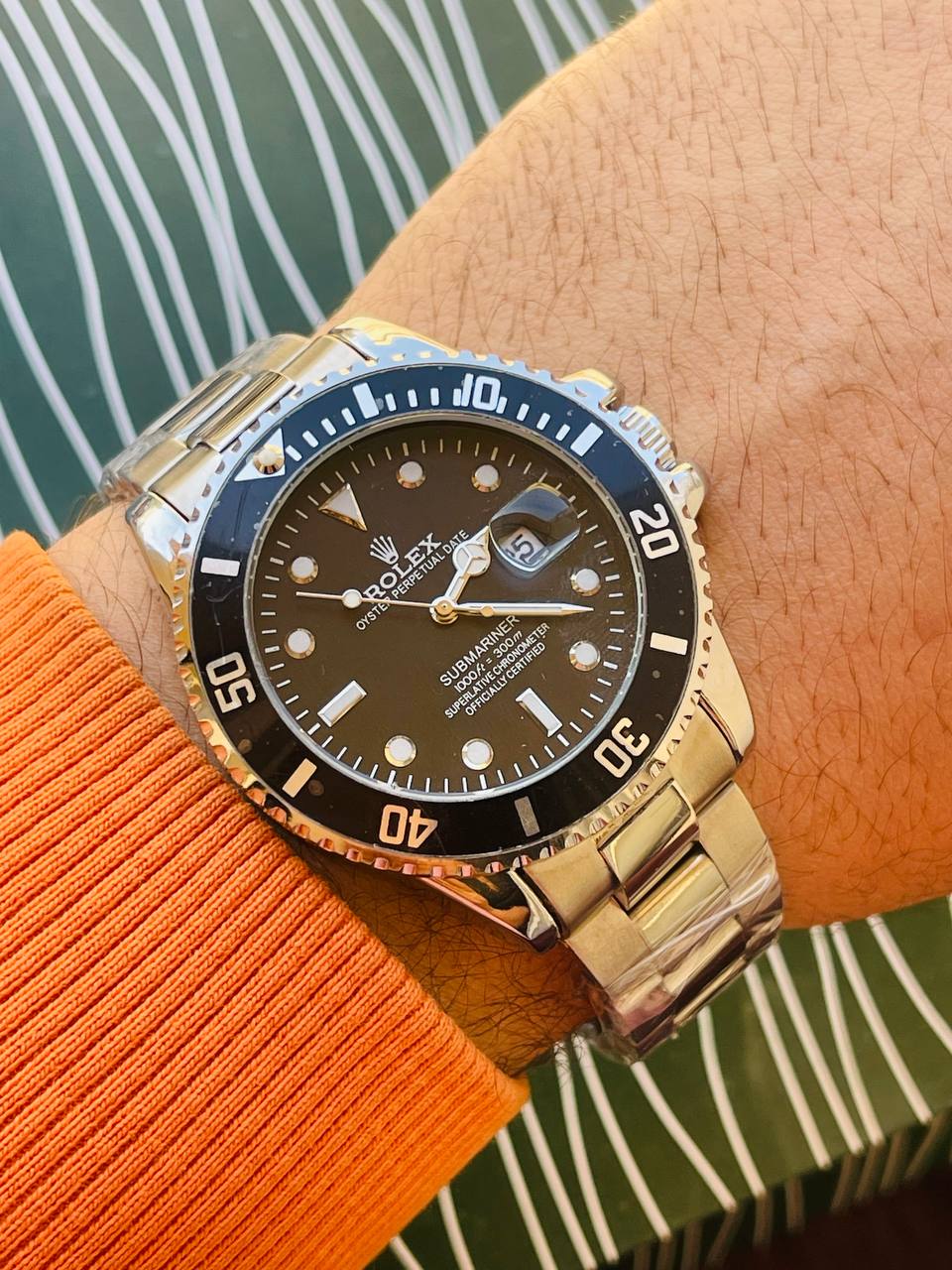BLACK RO.LEX WATCH