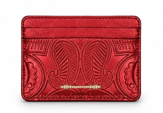 Okhtein Card Holder – Red