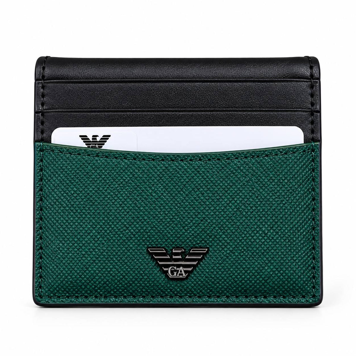 ARMANI GREEN CARDHOLDER