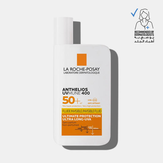 La Roche-Posay Anthelios UVMune 400
Invisible Sunscreen SPF50+, 50ml