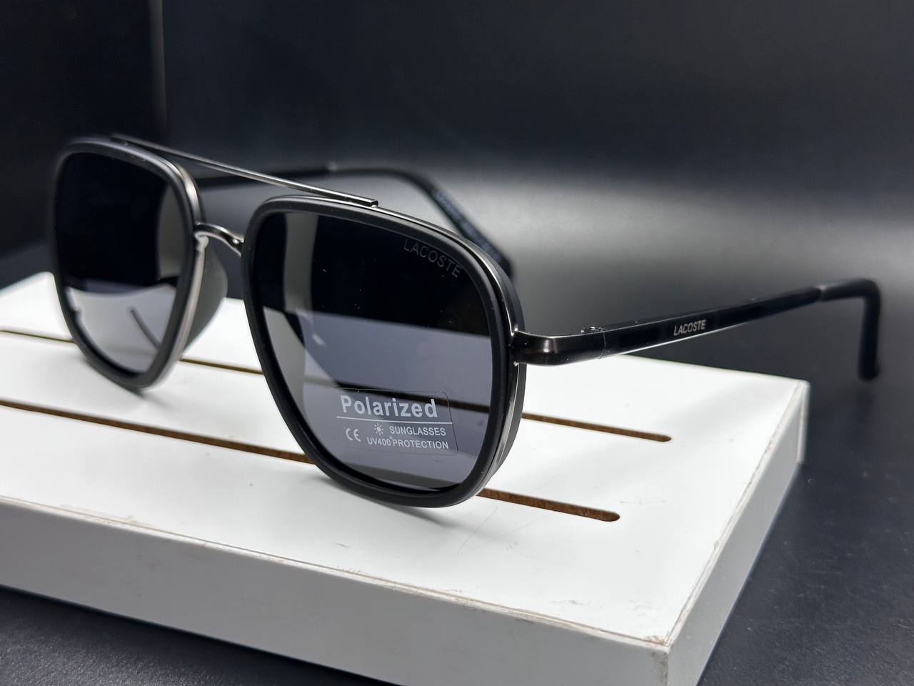 Black la.coste sunglasses