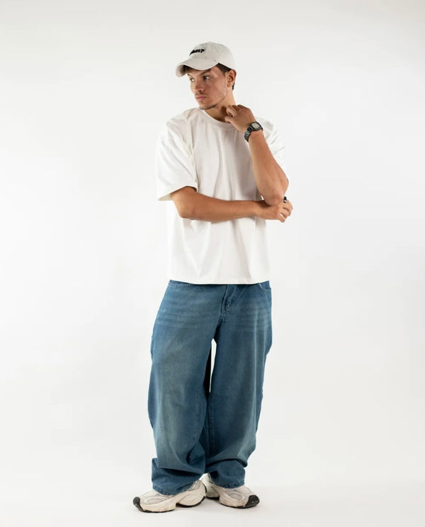 BALLOON DENIM - BLUE
