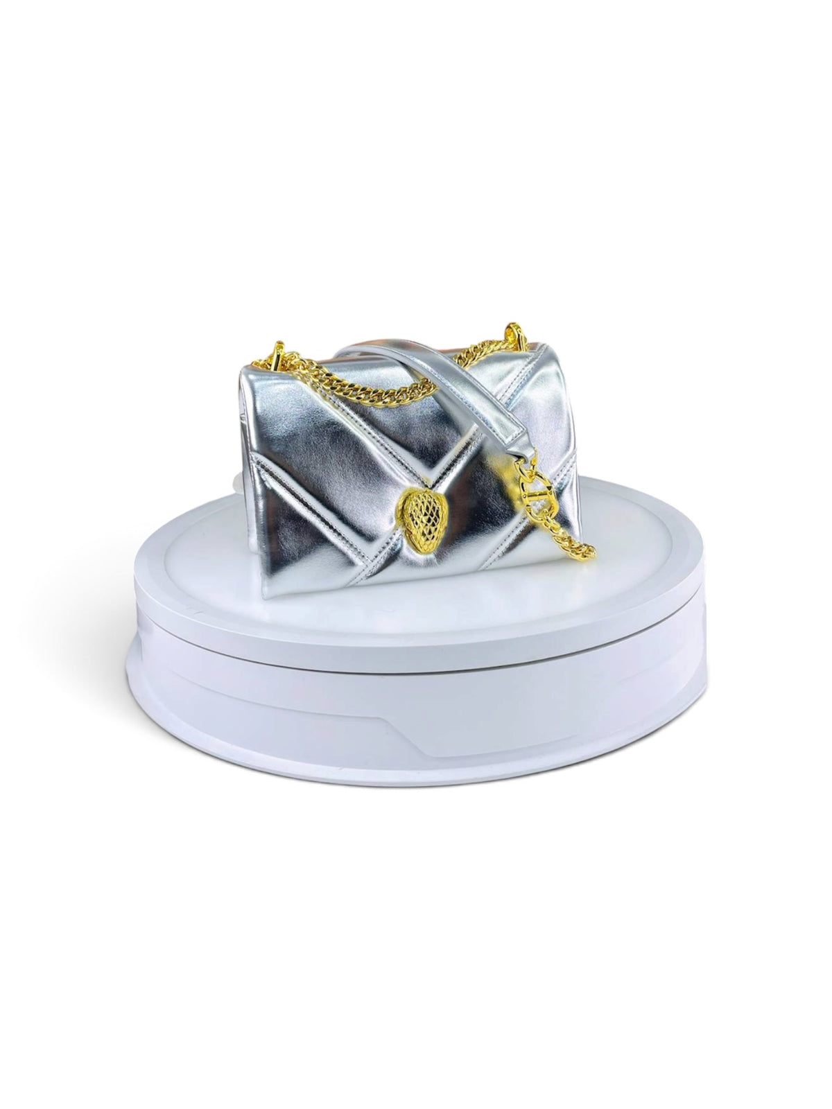 Bulgari silver bag