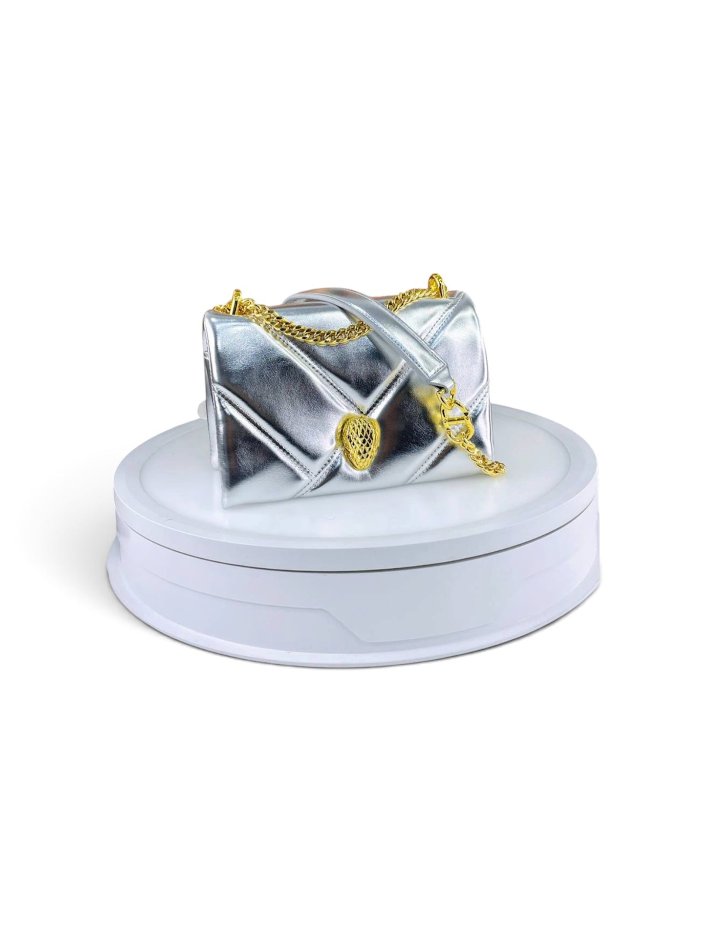 Bulgari silver bag